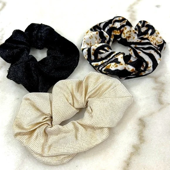 8pc Hair Scrunchie Mixed - Picture 2 of 7